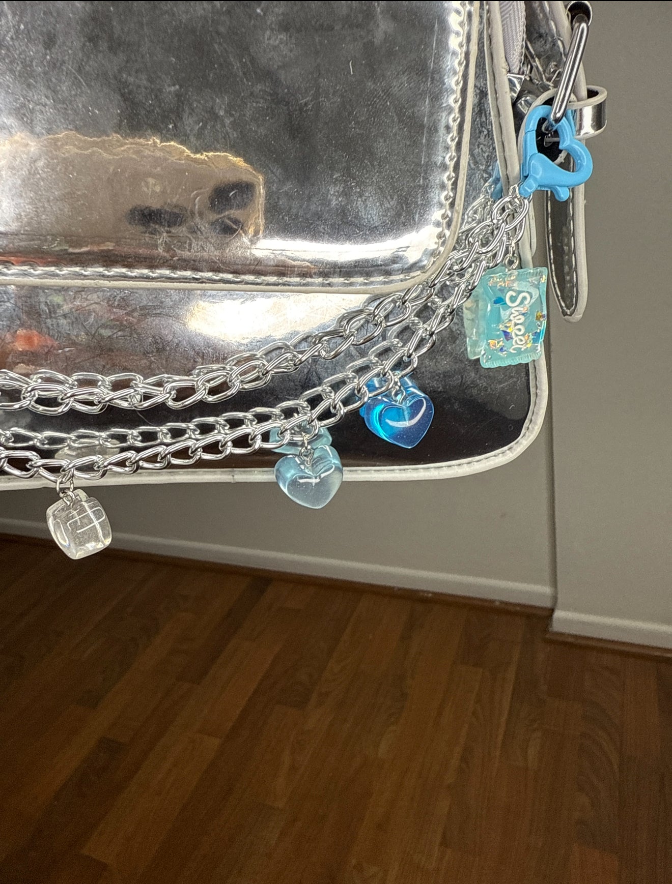 Icy Blue Razz Drip Charm 💧