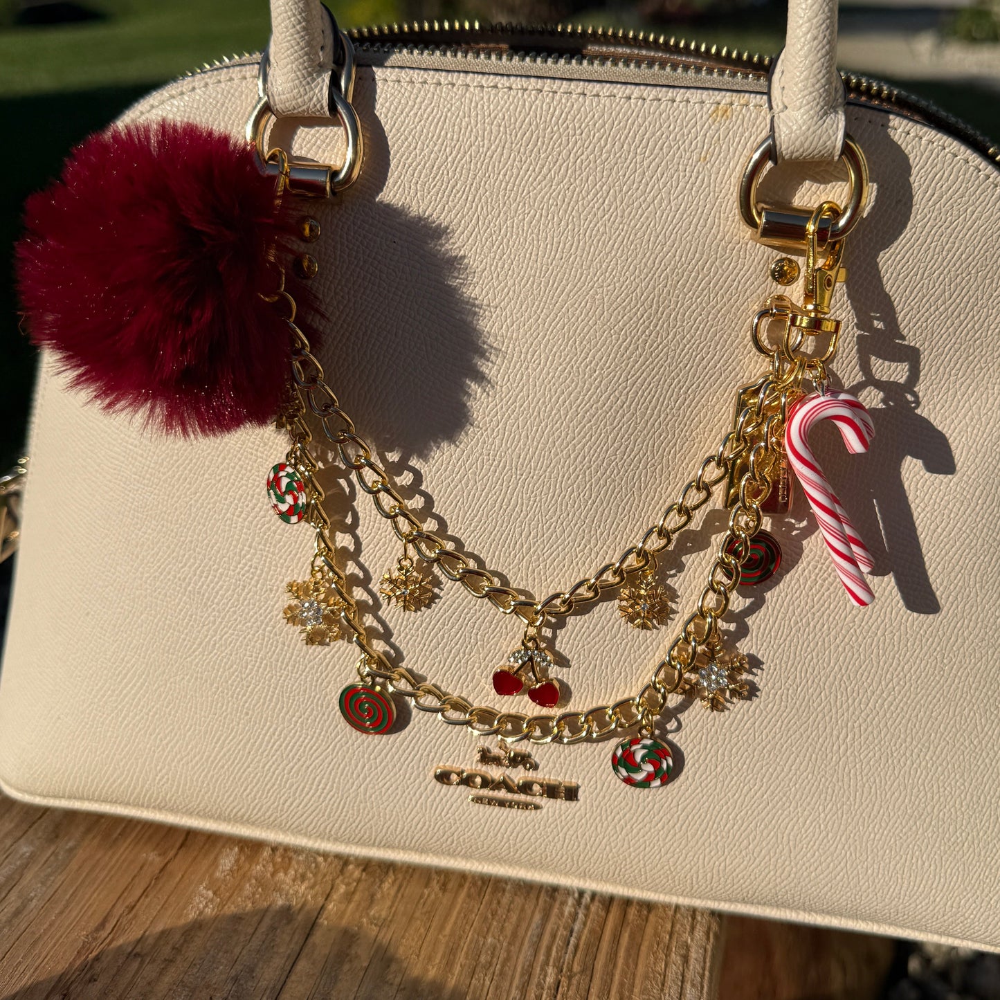 Candy Cane Lane Charm