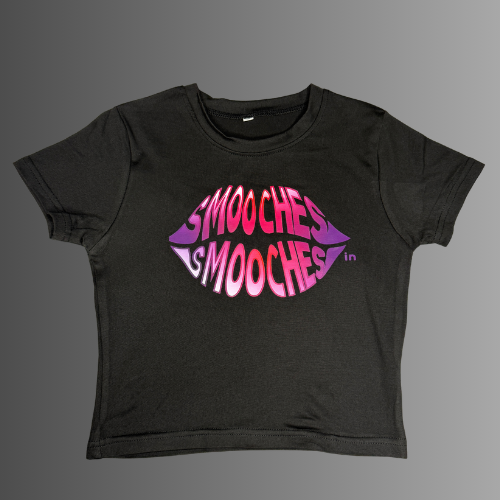 Smooches Logo Crop Tee