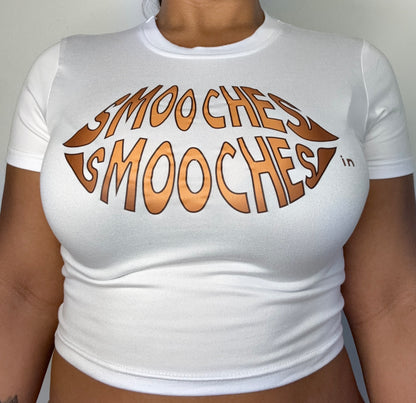 Smooches Logo Crop Tee