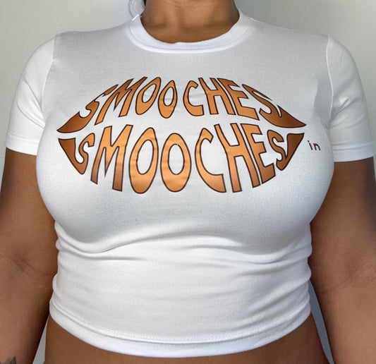 Smooches Logo Crop Tee