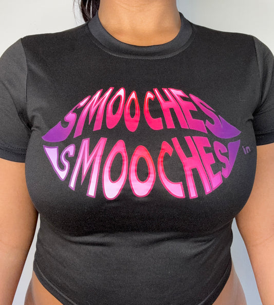 Smooches Logo Crop Tee