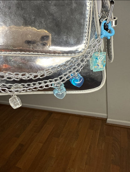 Icy Blue Razz Drip Charm 💧