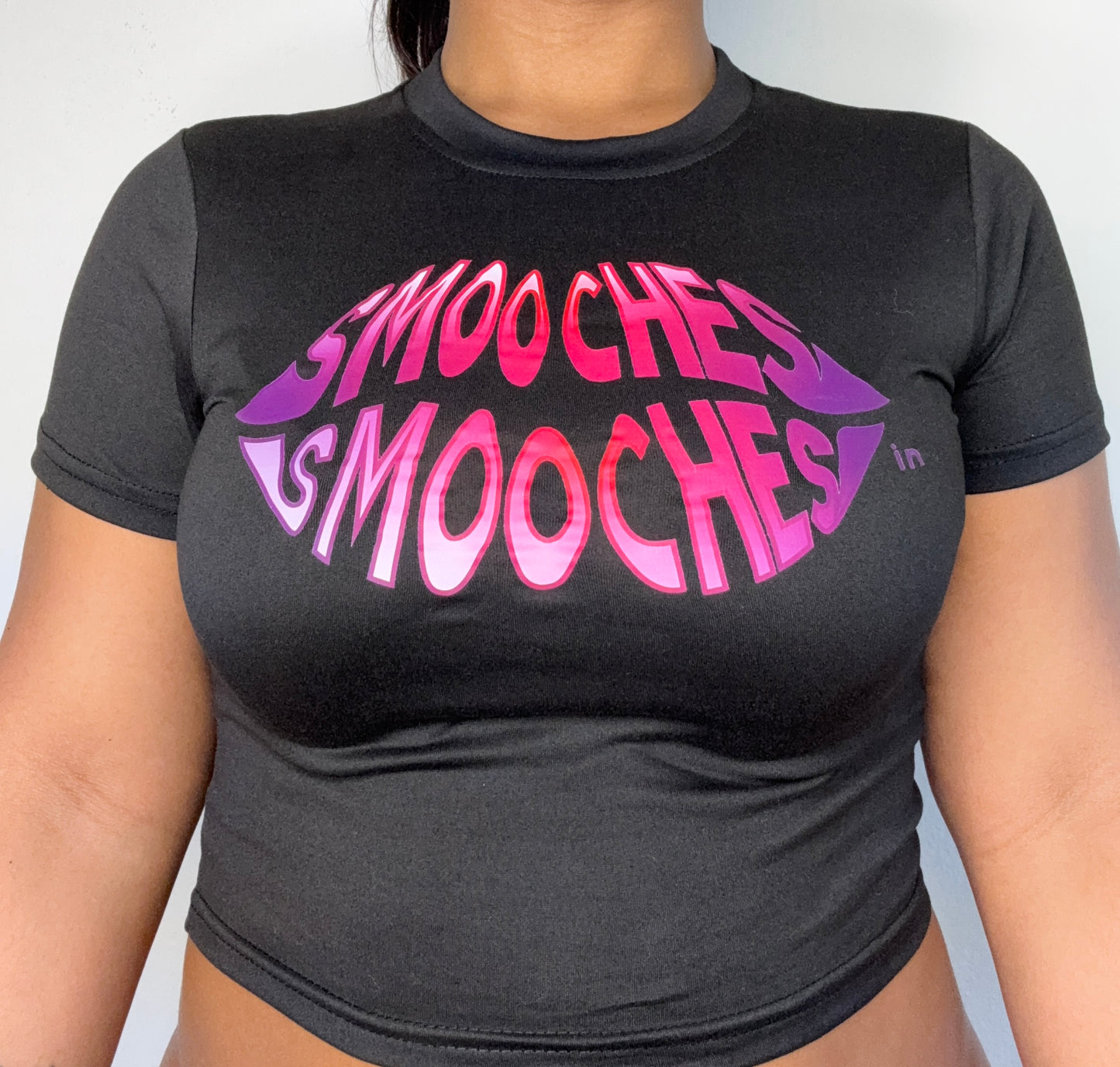 Smooches Logo Crop Tee