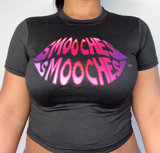 Smooches Logo Crop Tee