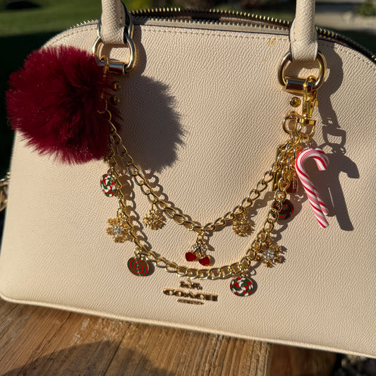 Candy Cane Lane Charm