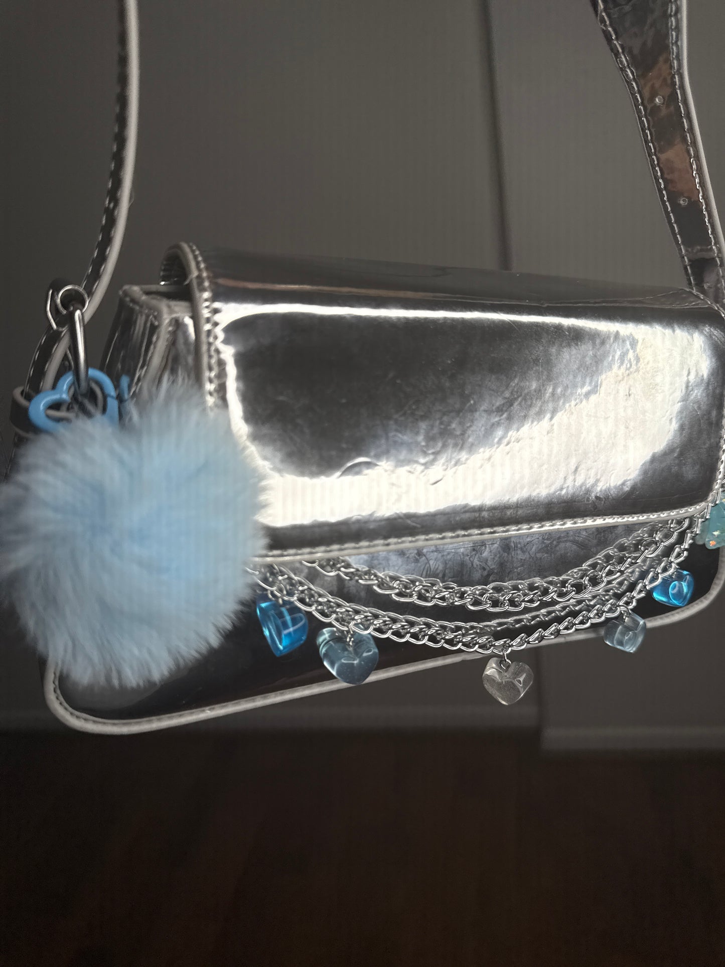 Icy Blue Razz Drip Charm 💧