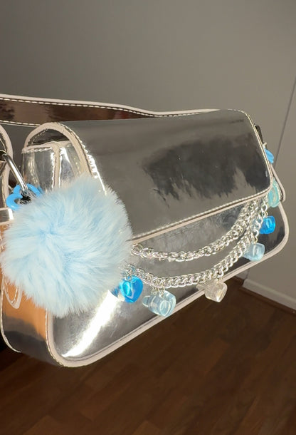 Icy Blue Razz Drip Charm 💧