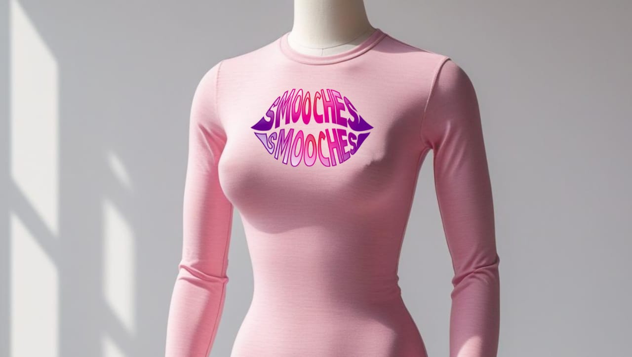 Smooches Long Sleeve Logo Top